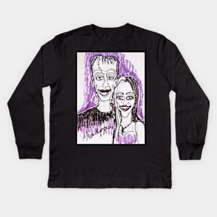 The Munsters Herman Munster and Lily Kids Long Sleeve T-Shirt